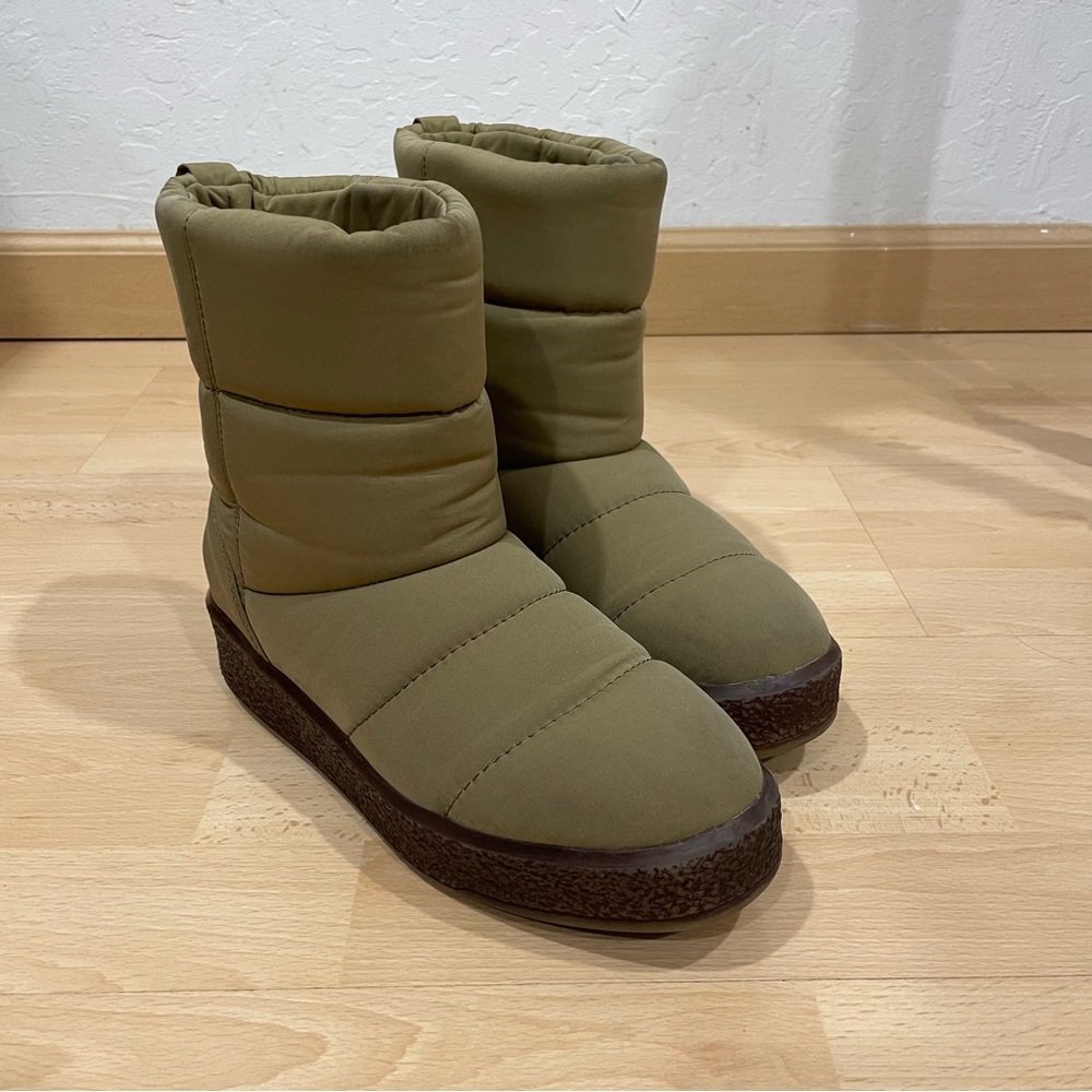 Madewell Olive Green Women's Winter Boots
